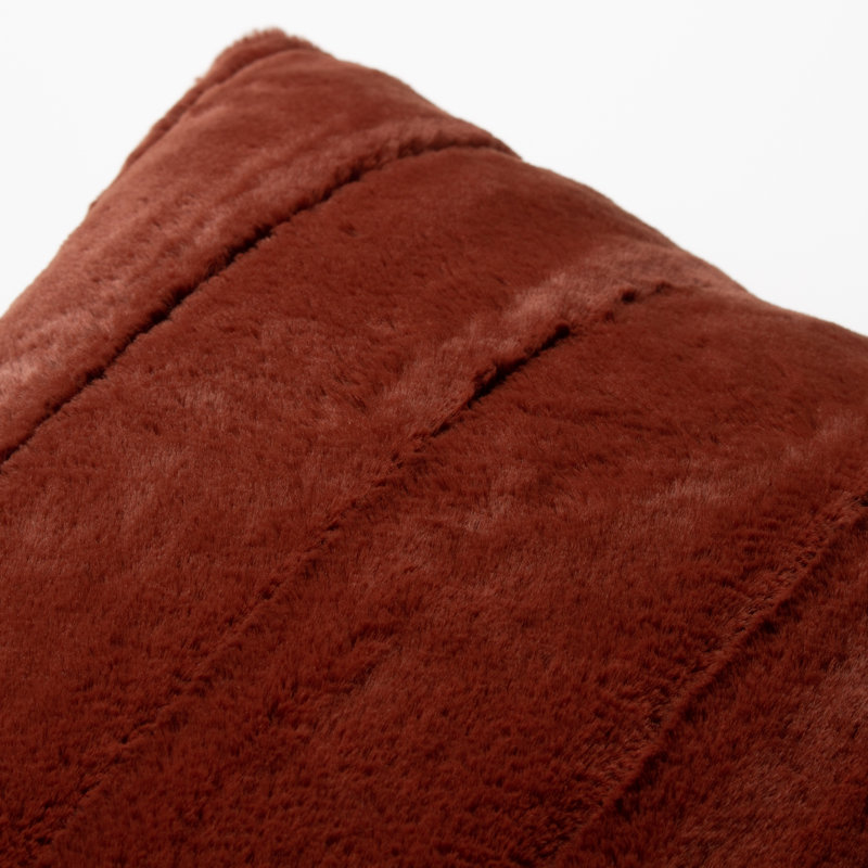 Empress Square Throw Cushion, 55cm x 55cm, Rust
