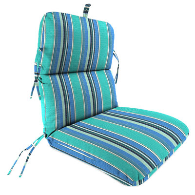22" x 45" Sunbrella Outdoor Chair Cushion with Ties and Loop