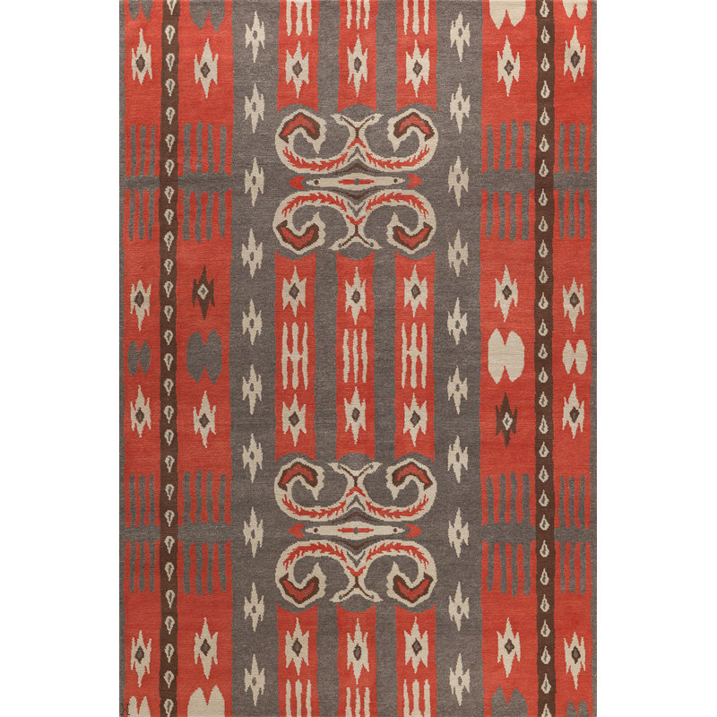 Mesa Wool Southwestern Area Rug, Rectangle 6' x 9'