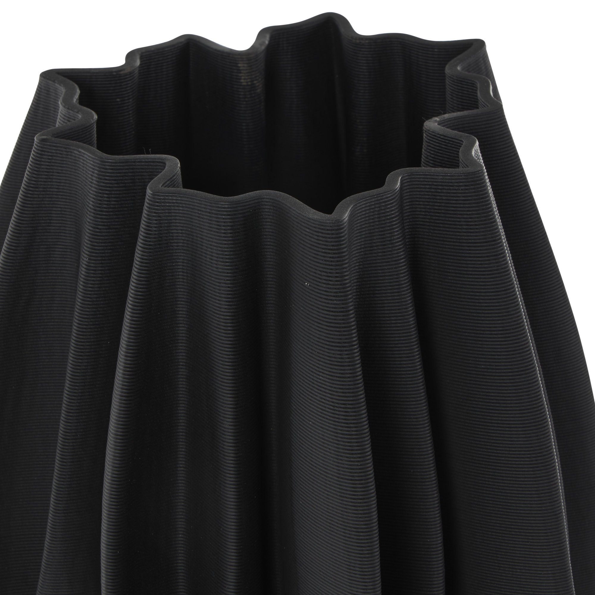 Bella Ceramic Table Vase, 14" H x 7.8" W x 7.8" D