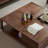 Modern living room square coffee table-110582562