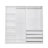 Doorless Wooden Storage Wardrobe For Dedroom With Shelves And 3 Drawers-1636198097