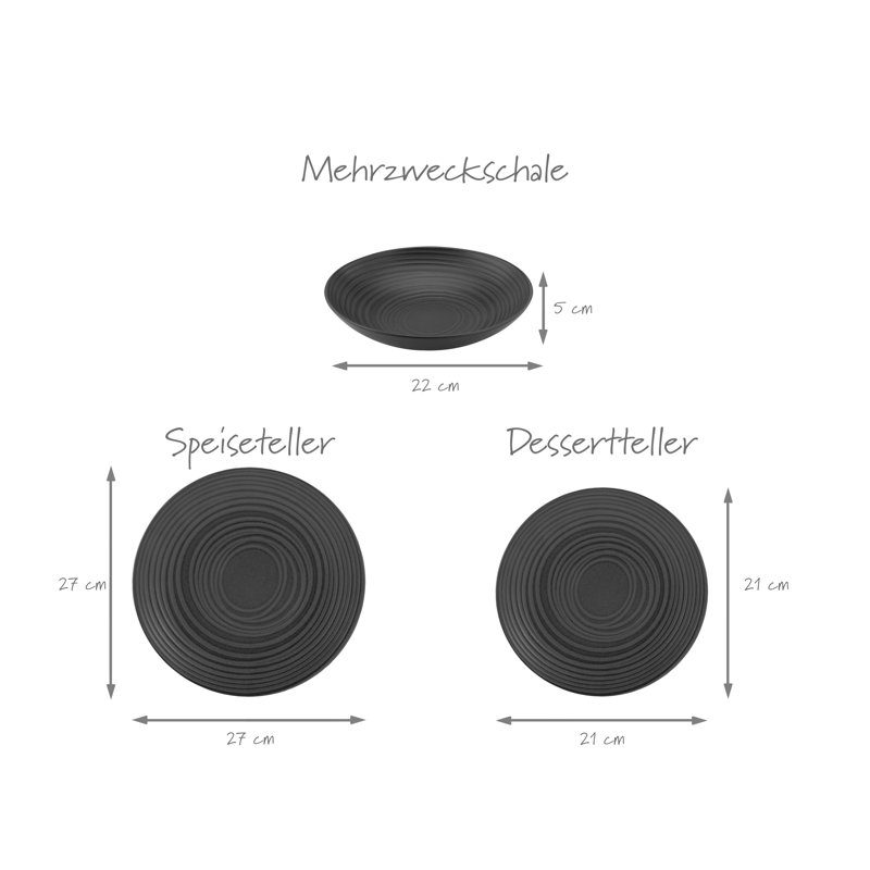 Ebern Designs Lilyian Dinnerware - Set of 12