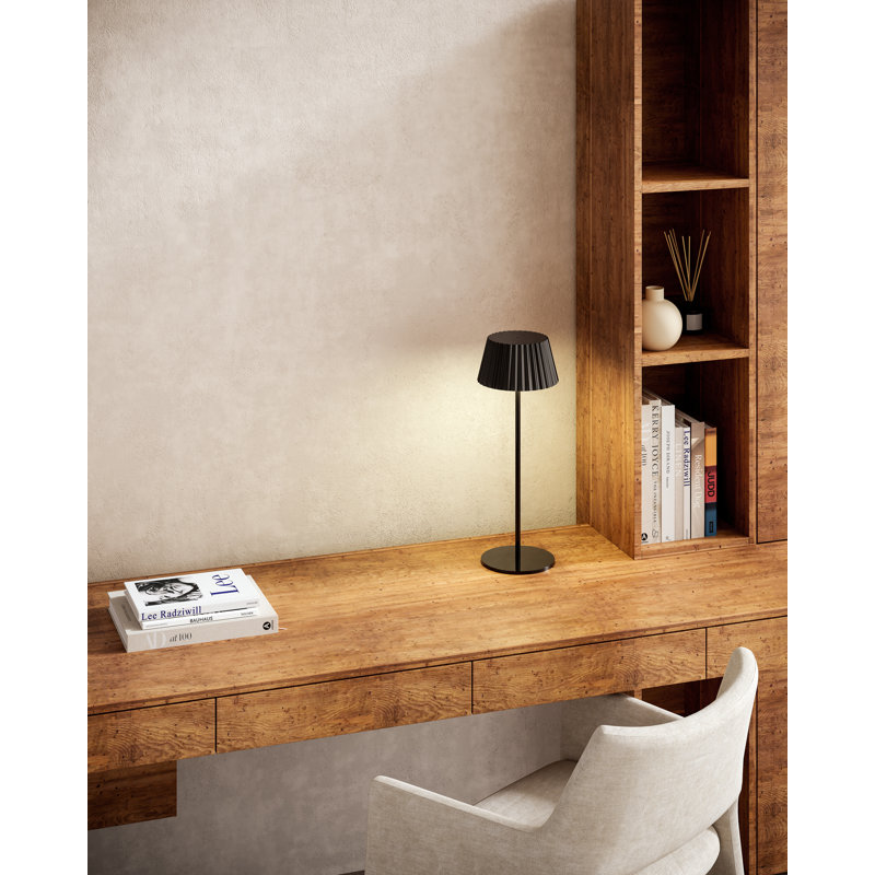 Dario LED Standard Table Lamp, Sage Green