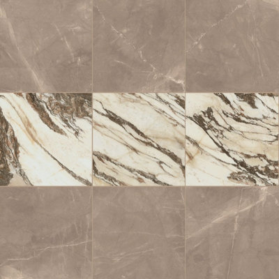 Carreau de porcelaine mat pour plancher et mur 12 po x 12 po Windsor