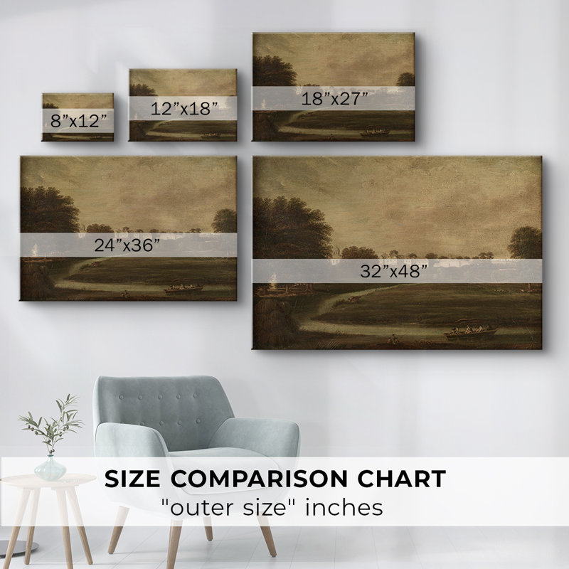 Paysages rétro-CCLXVI -Galerie enveloppée Cavas, 24 x 36