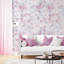 Rouleau de papier peint à paillettes Soft Blush