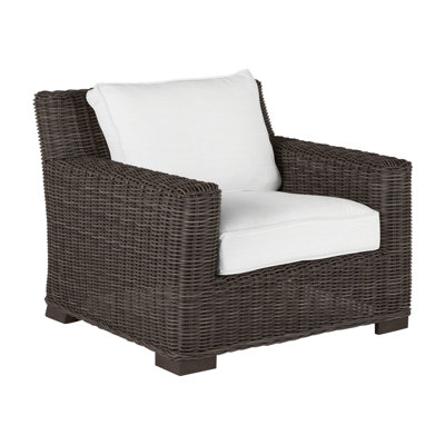 Rustic Woven Lounge Chair