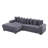 L-Shaped Reversible Sectional Sofa-1891628935