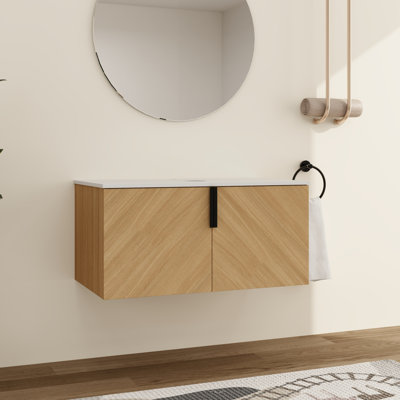Base de meuble-lavabo simple 36 po Haldor seulement