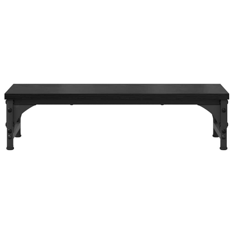 Manufactured Wood Monitor Stand, Black Oak, 14cm H x 55cm W x 23cm D