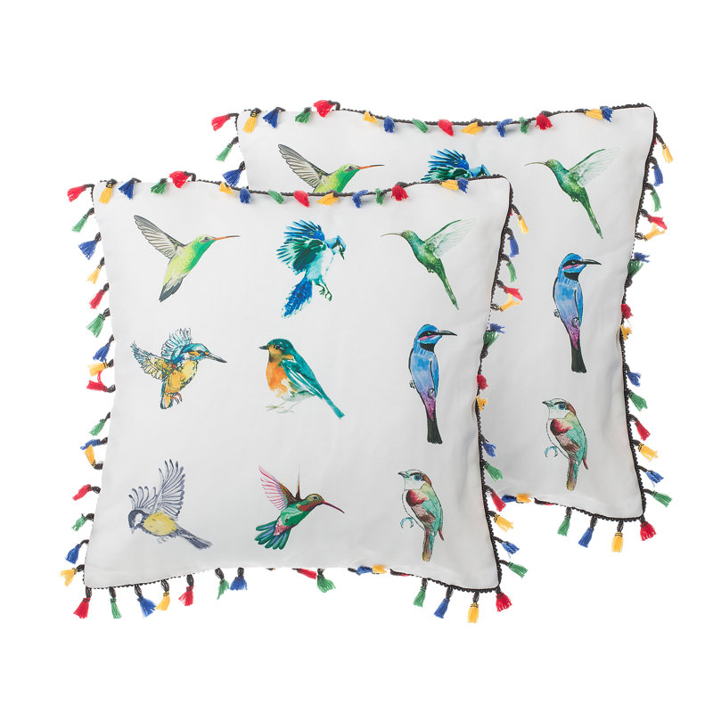 Kiawah Floral Square Cushion