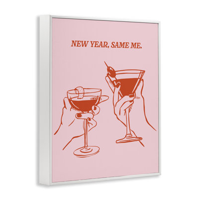  New Year Same Me Framed Giclee Art by House of Lulu
