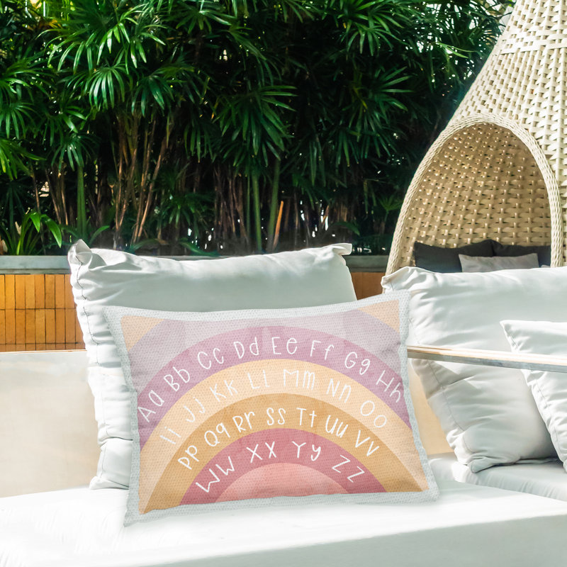 Striped Outdoor Throw Pillow