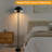 Modern Industrial Floor Lamp With Flower Shade For Living Room Bedroom Office Corner Lighting Tall Standing Lamp With Hidden Cord Design