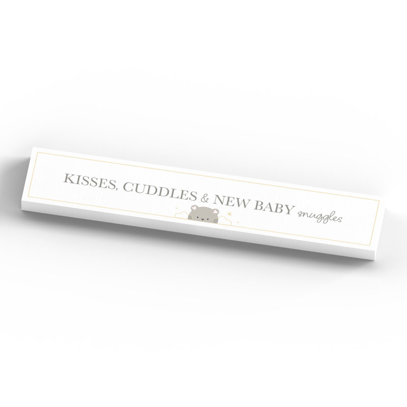 Fernanda Text & Numbers Letter Block, White/Yellow