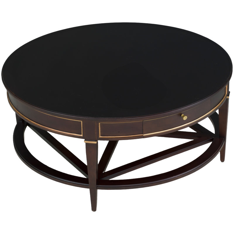 Matteo Cocktail Table, 18.75" H x 42" W x 42" D, Café Mocha