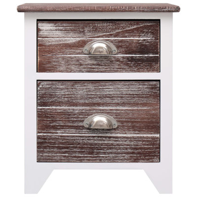 Amethyst 38cm W Solid + Manufactured Wood Bedside Table