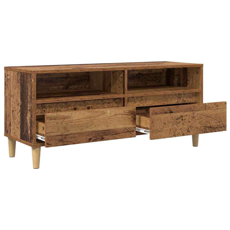 TV Stand for TVs up to 24", Old Wood