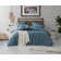 Ensemble de housse de couette en microfibre lavée et plissée très douce