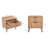 20 Fluted Nightstand | Modern Glam 2-Drawer Bedroom Storage | Gift Idea-355293140-355293143