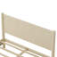 Structure de lit plateforme grand lit en bois avec tête de lit et support en lattes de bois, beige-1795567948-1795567949
