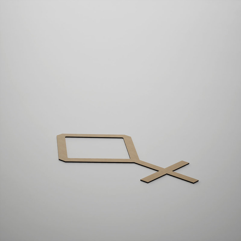 Panneaux muraux décoratifs en bois Cameron, grand, l 39 po x H 23 3/8 po x T 3/8 po, chêne blanc