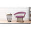 Fauteuil demi-tonneau en velours 37,01 po Amado-1181841373