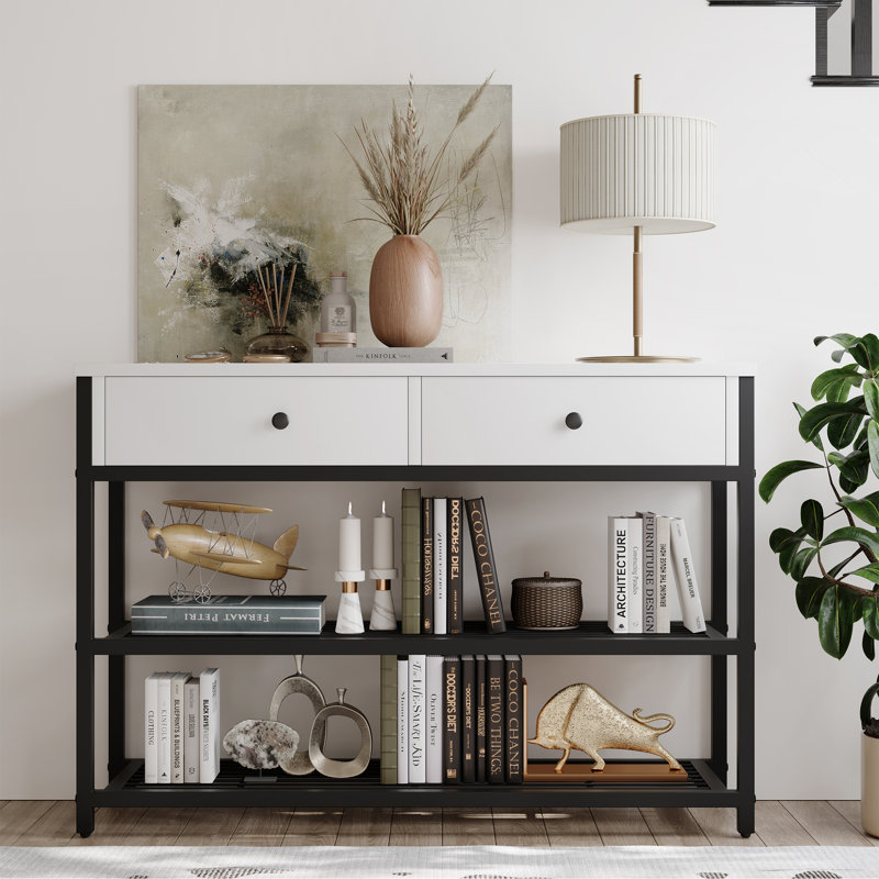Learline 40'' Console Table, White