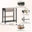 Charging Station, Narrow, Slim Side Table with Storage-1574572722