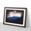 Pink Sunrise over a Forest - Picture Frame Graphic Art Print-56861762-56861763