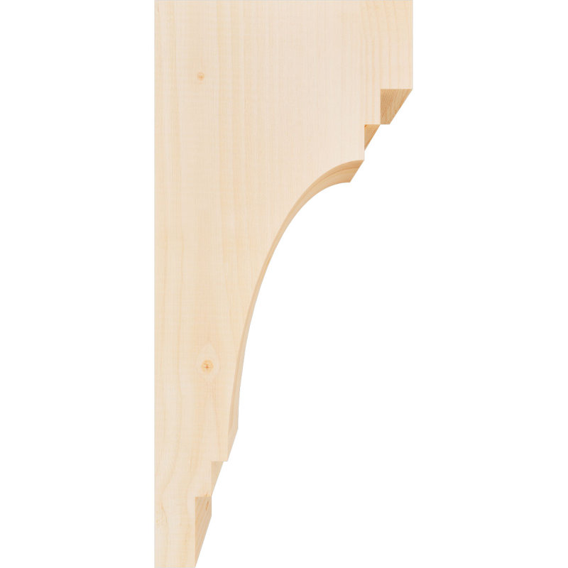 Corbeau Pescadero, H 22 po x l 5,5 po x P 10 po, Sapin de Douglas, Lisse
