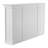 Halifax Botolph Top Part - Buffet Hutch Unit With 4 Glass Doors