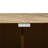 Farmhouse Wave Stripes Ash Veneer Kitchen Island On Wheels With Internal Storage Rack And Drop Leaf-111782304