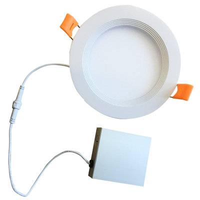 8" Ultra Slim Remodel IC LED Canless Recessed Lighting Kit