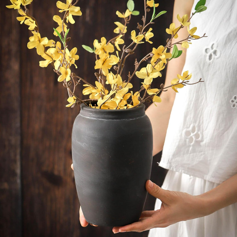Red Earth Simple Vase