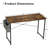 Writing Small Space Study Table Modern Simple Style Worktable with Storage Bag-101509595
