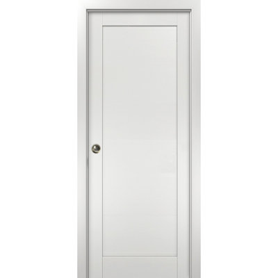 Porte coulissante en bois massif Planum