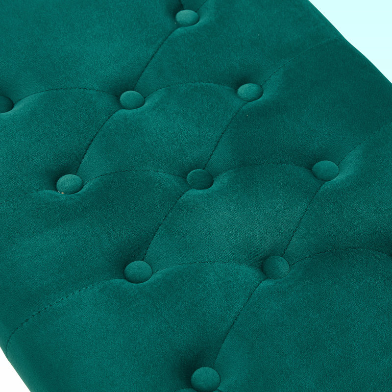Repose-pieds Velvet, Velours vert foncé