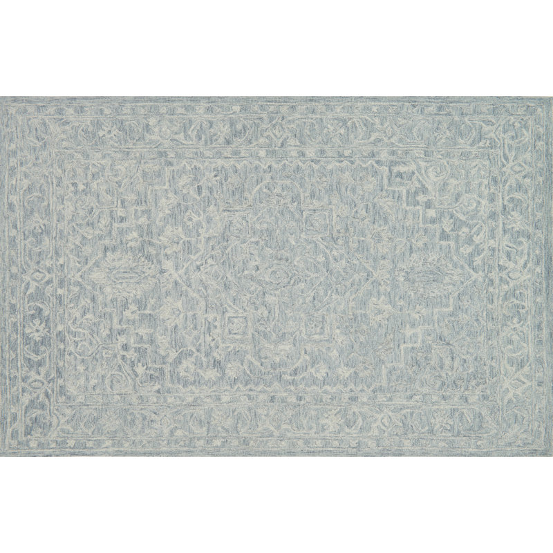 Darryl Wool Paisley Indoor Rug, Rectangle 9'3" x 13'