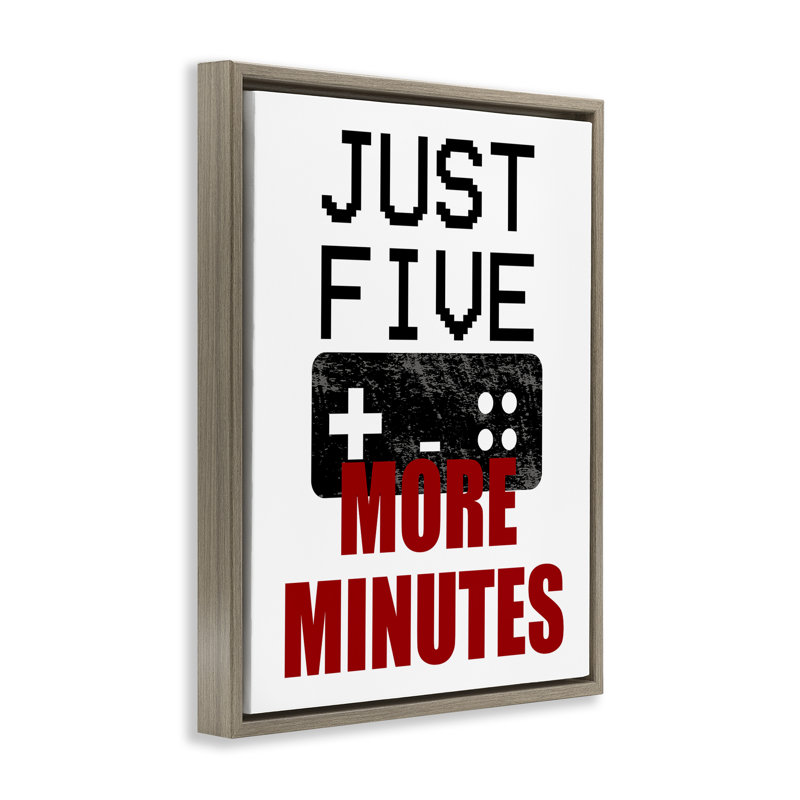 Cadre flottant cinq minutes de jeu, design par Kim Allen, H 31 po x l 25 po, Cadre flottant orme Montalcino