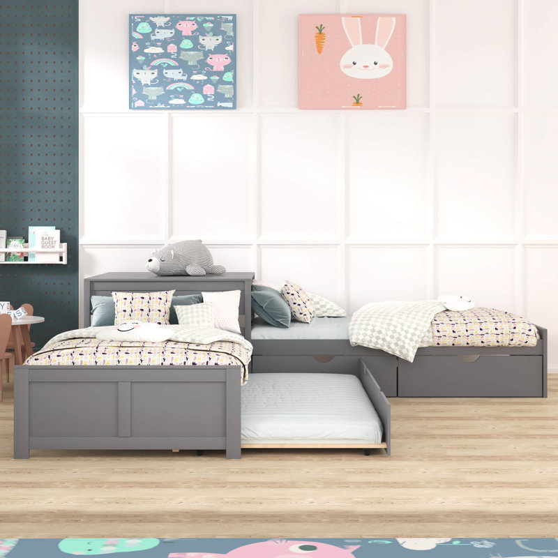Eviie Solid Wood Platform Bed