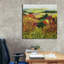 Toile épique «Red Blend» par Allan Friedlander, art épique, 37 po x 37 po-117452386
