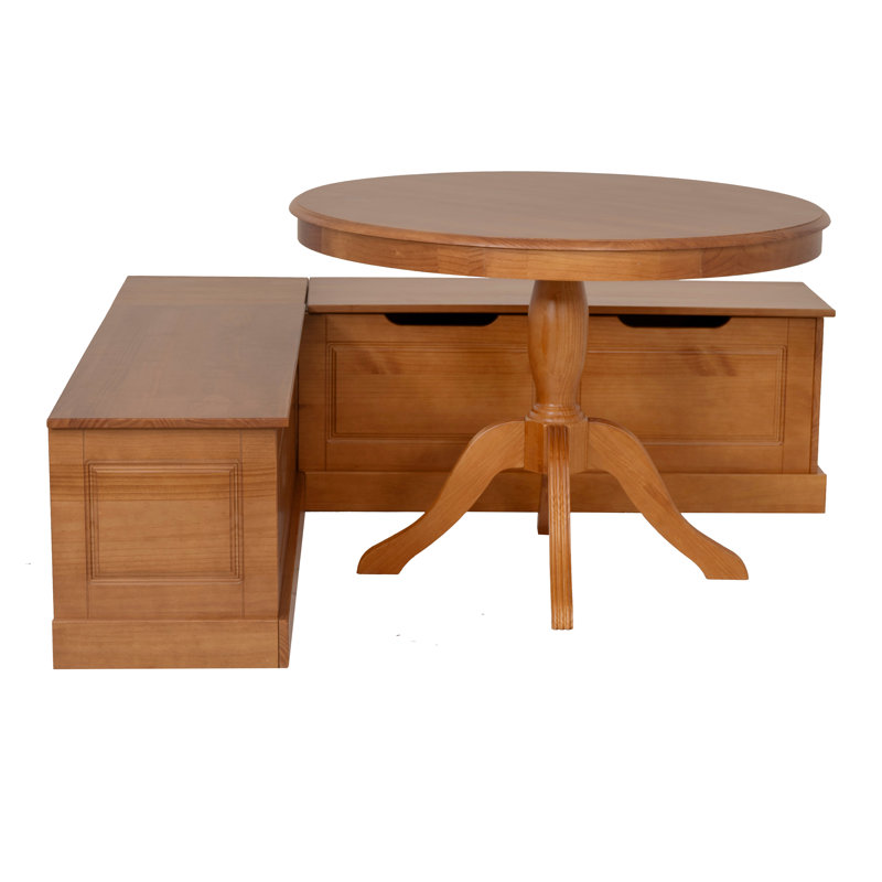 Tobin Caramel Table And Nook Set 