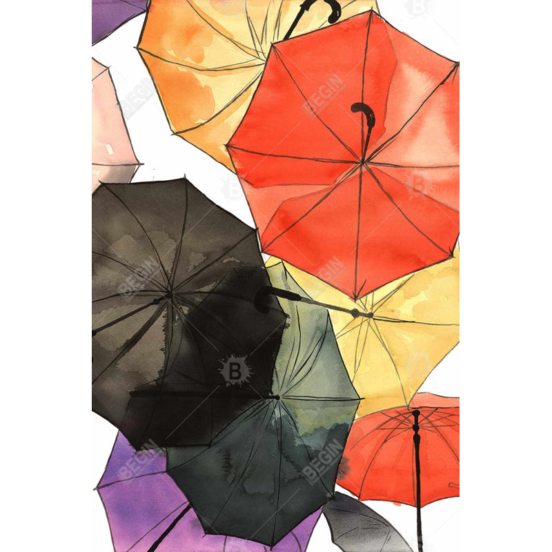 " Suspended Umbrellas "