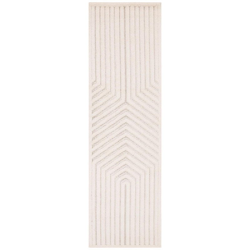Modern Geometric Area Rug, Runner 2' x 8'