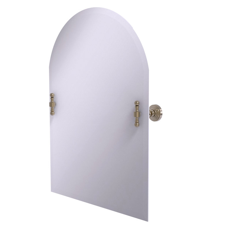 Miroir d'appoint Retro Wave, Étain antique