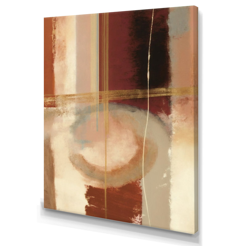 Chocolat brun élémentaire VI - reproduction sur toile, Toile tendue, H 32 po x l 16 po x P 1 po