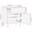 50cm W Solid Wood Bedside Table-2140331993