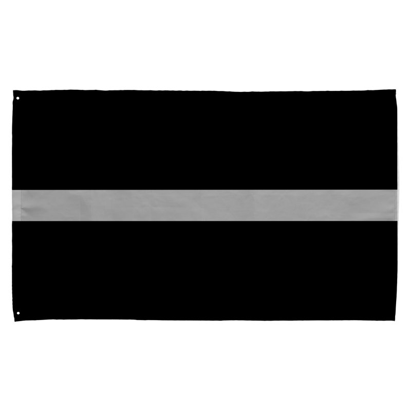 Thin Silver Line Flag — Flag
